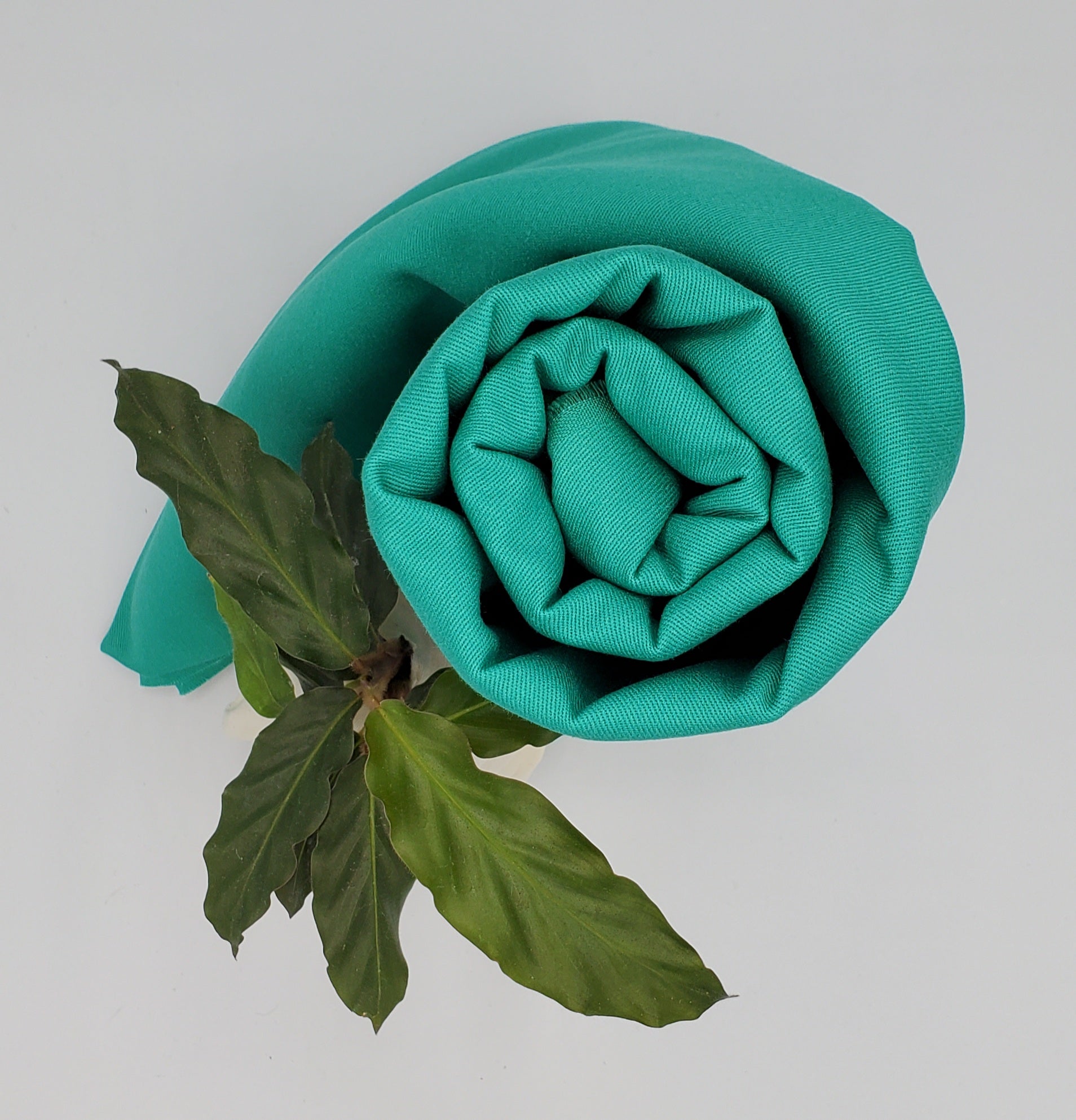 Teal Non-Stretch Twill