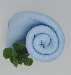 Baby Blue Rib Knit