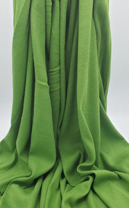 Avocado Green Cotton Rib Knit
