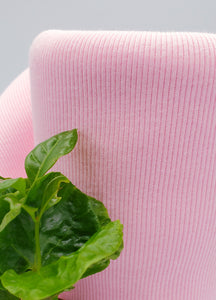 Light Pink Cotton Rib Knit