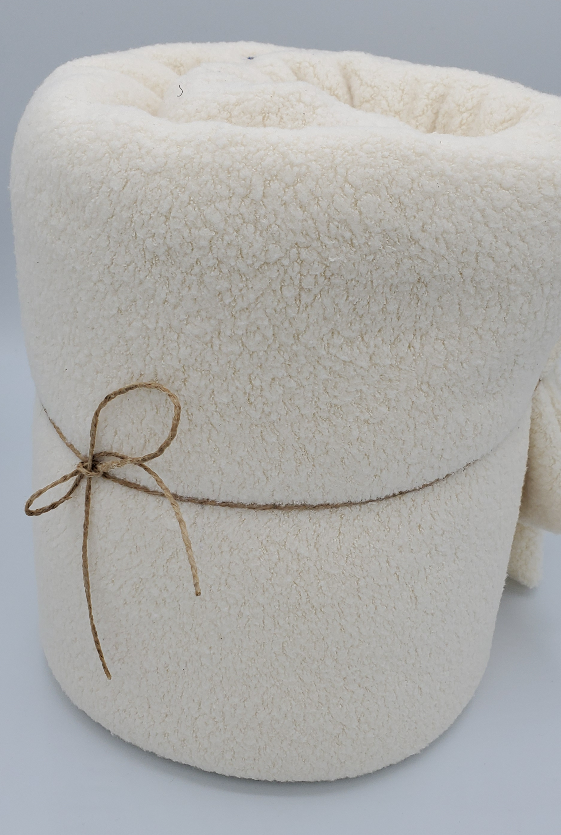 Natural Cream Stretch Sherpa