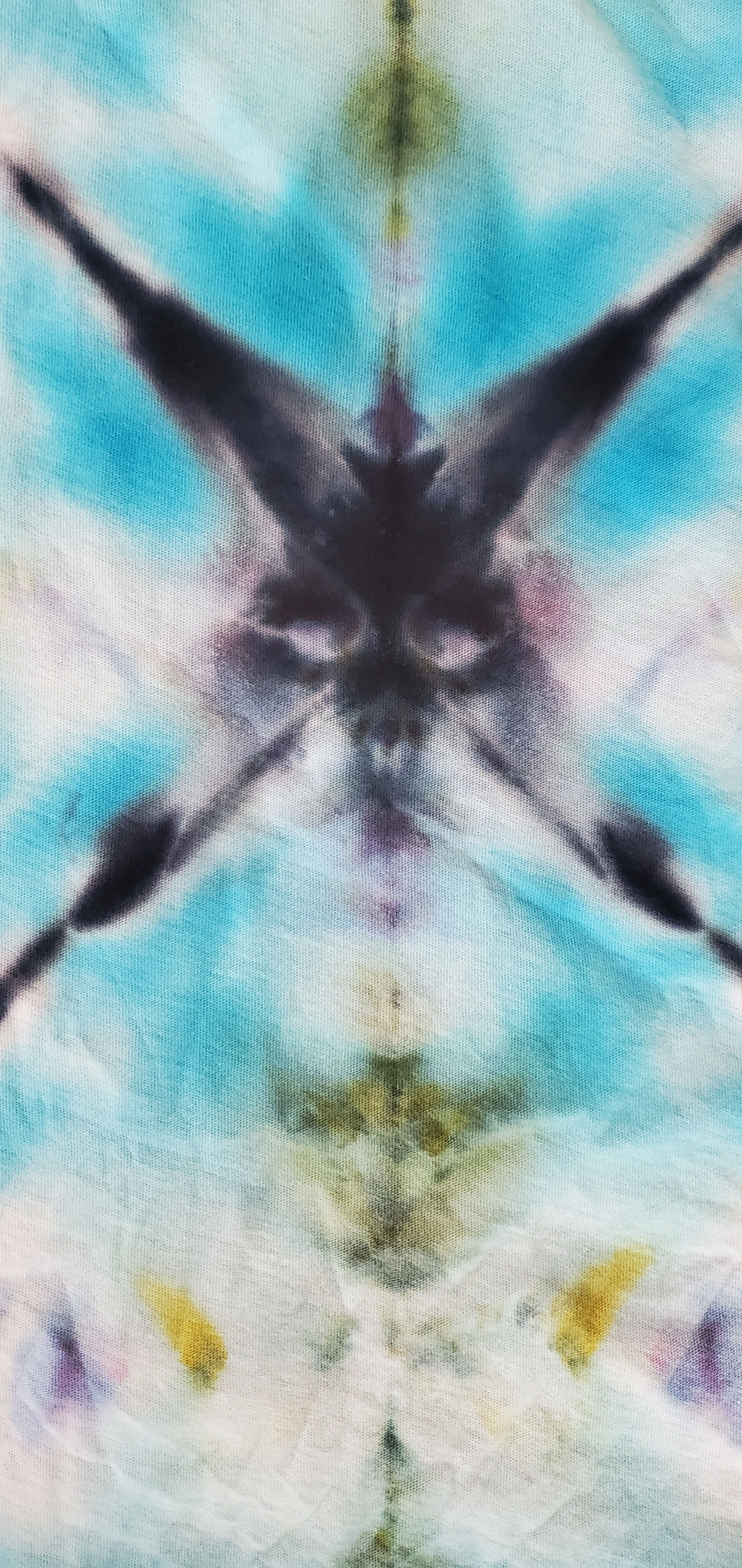 Hand-Dyed Shibori Style Cotton Jersey